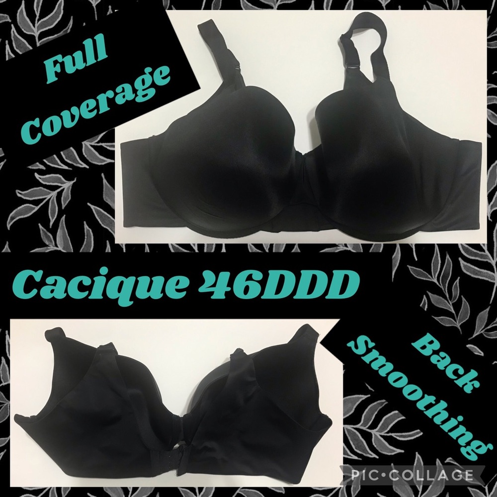 Cacique 46DDD back smoothing full coverage bra